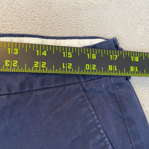 J.Crew Mens Pants Size 35x32 [34x30 measured] Flex Chino Flat Front Navy - Picture 6 of 12